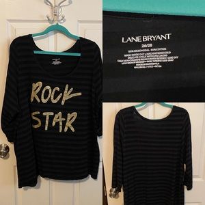 Lane Bryant 3/4 sleeve tee